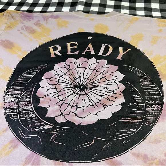 Online Ceramics Ram Dass I Am The Bliss Of The Universe Butterfly Tie Dye Tee - Picture 5 of 8